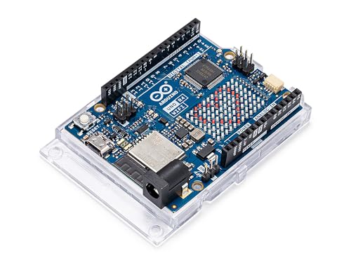 Arduino UNO R4 WiFi [ABX00087] – Entwicklungsboard mit ARM Cortex-M4-Mikrocontroller und integriertem WiFi, ideal für IoT-Projekte, Automatisierung und verbundene Anwendungen mit Arduino IDE. von Arduino