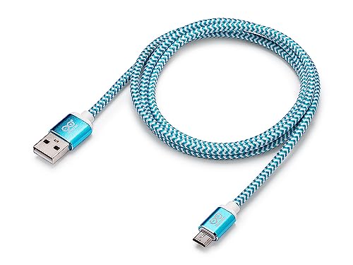 Arduino USB 2.0 Kabel Typ A/Micro [TPX00133] – 1 m langes USB-Kabel mit offiziellem Arduino Logo – Nylon-Geflechtmantel mit Aluminiumgehäuse von Arduino