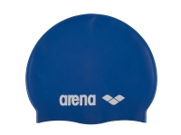 Arena Classic Silicone Junior, Blau, Weiß, Kopfkappe, Unisex, Kinder, Schwimmen, One Size von Arena