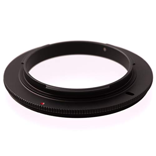 Ares Foto® 52mm Retroadapter Makro Umkehrring Adapter Ring. Für Canon EOS 2000D 4000D 200D 800D 80D 6D Mark II 6D 7D Mark II 5D Mark IV EOS-1D X Mark II 5DS R 5DS von Ares Foto