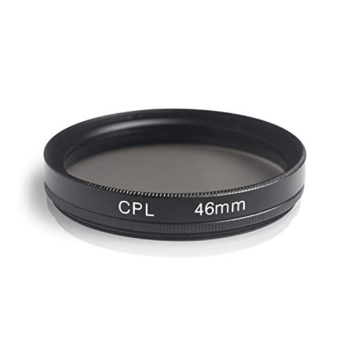 Ares Foto® CPL Zirkular-Polfilter Polarisationsfilter, optisches Glas & Aluminium. Für Canon Sony Nikon Fujifilm Pentax Tamron Sigma Leica Olympus Panasonic (46mm) von Ares Foto