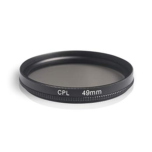 Ares Foto® CPL Zirkular-Polfilter Polarisationsfilter, optisches Glas & Aluminium. Für Canon Sony Nikon Fujifilm Pentax Tamron Sigma Leica Olympus Panasonic (49mm) von Ares Foto