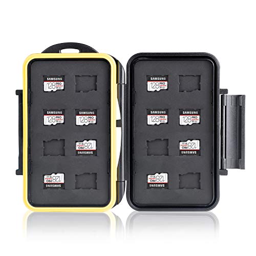 Ares Foto® MC-MSD16 Speicherkarten Schutzbox / Memory Card Case / Card Safe / für 16 Stück Micro SD Karten- New Edition 2022 for 16 Micro SD Cards von Ares Foto