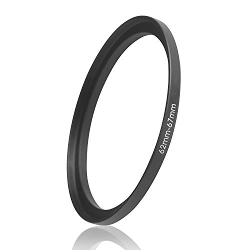 Ares Foto® Step Up Filteradapter Adapter Ring. CNC-gefrästes Aluminium. Kompatibel mit Objektiven Aller Hersteller: Canon Sony Nikon Fujifilm Olympus Pentax Leica Tamron Sigma (62mm – 67mm) von Ares Foto