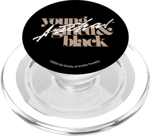 Aretha Franklin Young Gifted and Black Bold Zitat PopSockets PopGrip für MagSafe Aretha Franklin Young Gifted and Black Bold Zitat PopSockets PopGrip für MagSafe von Aretha Franklin