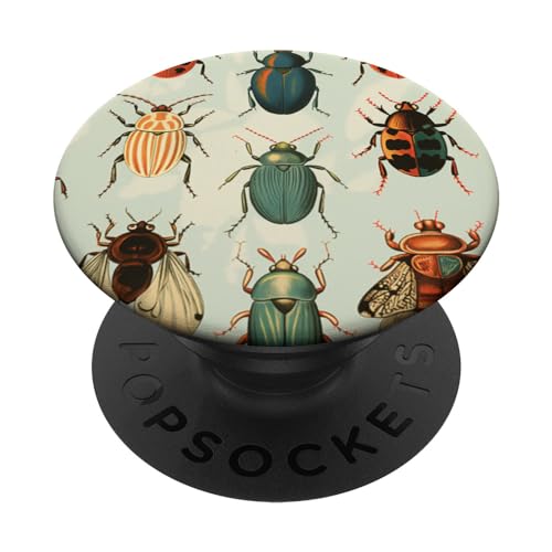 Buntes Käfer-Muster PopSockets mit austauschbarem PopGrip von AreumArt