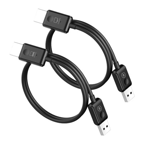 Areyourshop HDMI Wireless Transmitter und Receiver, 1080P HDMI Funkübertragung für Streaming Video/Audio übertragung Support 2.4/5GHz, Drahtlos HDMI Extender 165FT/50M für Laptop/PC/Kamera (Black) Areyourshop HDMI Wireless Transmitter und Receiver, 1080P HDMI Funkübertragung für Streaming Video/Audio übertragung Support 2.4/5GHz, Drahtlos HDMI Extender 165FT/50M für Laptop/PC/Kamera (Black) von Areyourshop