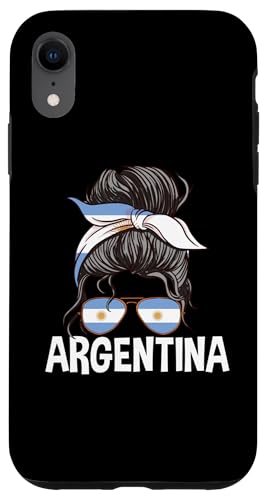 Argentinien Mädchen Unordentlicher Haarknoten Argentinische Frau Hülle für iPhone XR Argentinien Mädchen Unordentlicher Haarknoten Argentinische Frau Hülle für iPhone XR von Argentine Republic Design Argentina Flag