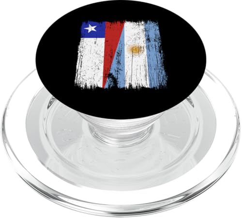 Chile Argentinien halbe Flagge chilenische argentinische Wurzeln PopSockets PopGrip für MagSafe Chile Argentinien halbe Flagge chilenische argentinische Wurzeln PopSockets PopGrip für MagSafe von Argentine Republic Design Argentina Flag