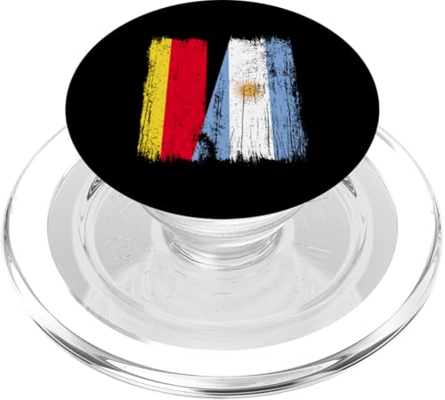 Deutschland Argentinien Halbflagge deutsche argentinische Wurzeln PopSockets PopGrip für MagSafe Deutschland Argentinien Halbflagge deutsche argentinische Wurzeln PopSockets PopGrip für MagSafe von Argentine Republic Design Argentina Flag
