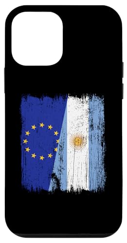 EU Argentinien Halbflagge Europäische Union Argentinische Wurzeln Hülle für iPhone 12 mini von Argentine Republic Design Argentina Flag