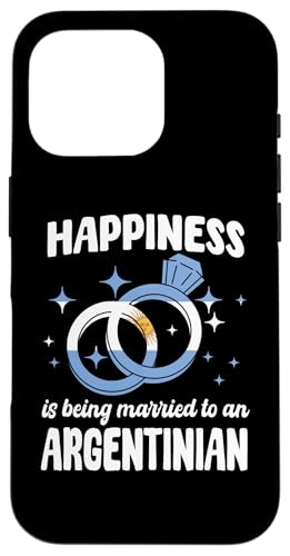 Glück ist, mit einer argentinischen Ehefrau verheiratet zu sein Hülle für iPhone 16 Pro Glück ist, mit einer argentinischen Ehefrau verheiratet zu sein Hülle für iPhone 16 Pro von Argentine Republic Design Argentina Flag