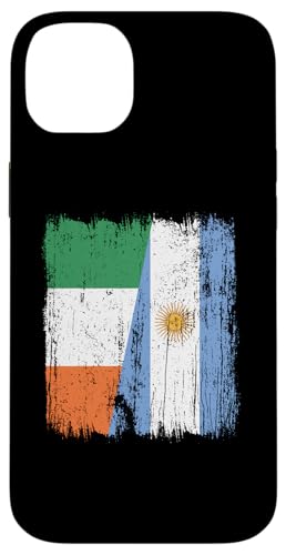 Irland, Argentinien, halbe Flagge, irische argentinische Wurzeln Hülle für iPhone 14 Plus Irland, Argentinien, halbe Flagge, irische argentinische Wurzeln Hülle für iPhone 14 Plus von Argentine Republic Design Argentina Flag