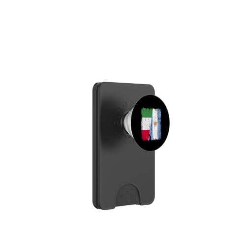 Italien Argentinien halbe Flagge italienische argentinische Wurzeln PopSockets PopWallet für MagSafe Italien Argentinien halbe Flagge italienische argentinische Wurzeln PopSockets PopWallet für MagSafe von Argentine Republic Design Argentina Flag