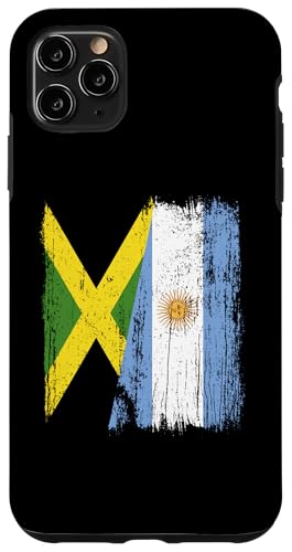 Jamaika, Argentinien, halbe Flagge, jamaikanische argentinische Wurzeln Hülle für iPhone 11 Pro Max Jamaika, Argentinien, halbe Flagge, jamaikanische argentinische Wurzeln Hülle für iPhone 11 Pro Max von Argentine Republic Design Argentina Flag