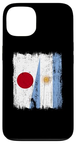 Japan Argentinien halbe Flagge Japanische argentinische Wurzeln Hülle für iPhone 13 von Argentine Republic Design Argentina Flag