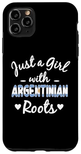Just A Girl With Argentinian Roots Argentinische Frauen Hülle für iPhone 11 Pro Max Just A Girl With Argentinian Roots Argentinische Frauen Hülle für iPhone 11 Pro Max von Argentine Republic Design Argentina Flag