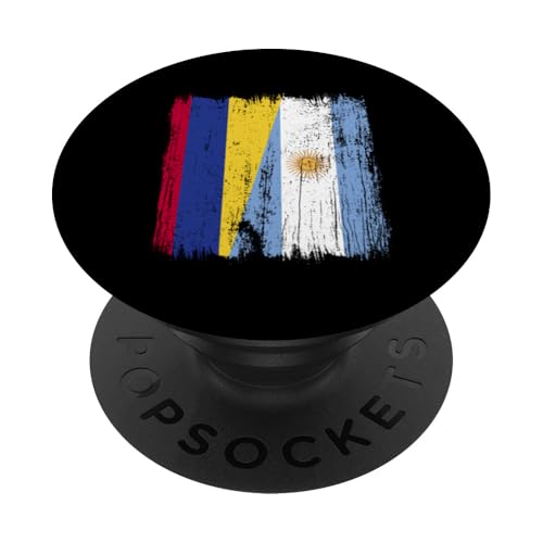 Kolumbien Argentinien halbe Flagge kolumbianische argentinische Wurzeln PopSockets Klebender PopGrip Kolumbien Argentinien halbe Flagge kolumbianische argentinische Wurzeln PopSockets Klebender PopGrip von Argentine Republic Design Argentina Flag