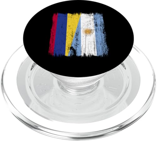 Kolumbien Argentinien halbe Flagge kolumbianische argentinische Wurzeln PopSockets PopGrip für MagSafe Kolumbien Argentinien halbe Flagge kolumbianische argentinische Wurzeln PopSockets PopGrip für MagSafe von Argentine Republic Design Argentina Flag