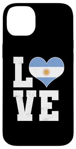 Love Argentinien Lover Argentinian Pride Hülle für iPhone 14 Plus von Argentine Republic Design Argentina Flag