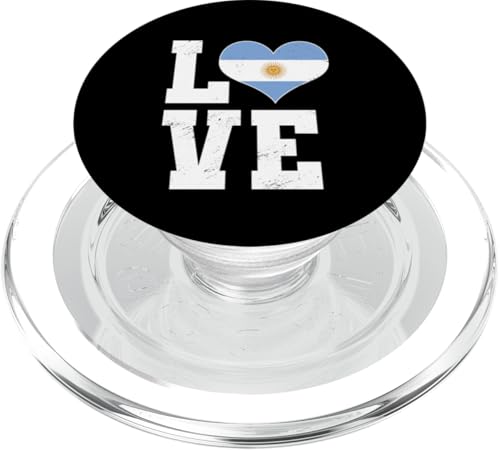 Love Argentinien Lover Argentinian Pride PopSockets PopGrip für MagSafe Love Argentinien Lover Argentinian Pride PopSockets PopGrip für MagSafe von Argentine Republic Design Argentina Flag