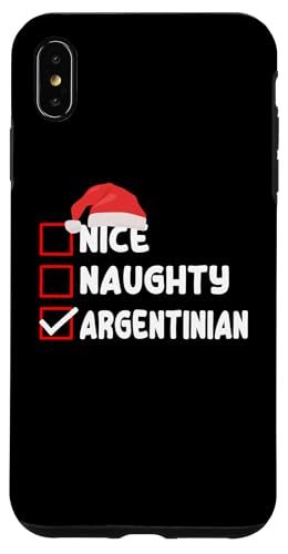 Lustiges argentinisches Weihnachtskostüm Argentinien Santa Wear Hülle für iPhone XS Max Lustiges argentinisches Weihnachtskostüm Argentinien Santa Wear Hülle für iPhone XS Max von Argentine Republic Design Argentina Flag