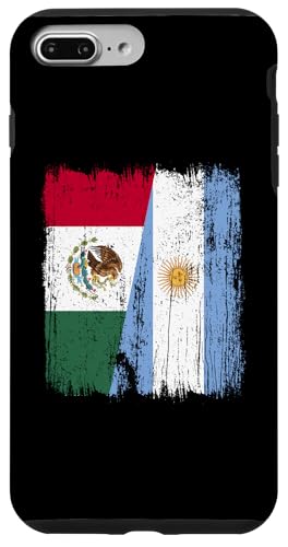 Mexiko, Argentinien, halbe Flagge, mexikanische argentinische Wurzeln Hülle für iPhone 7 Plus/8 Plus Mexiko, Argentinien, halbe Flagge, mexikanische argentinische Wurzeln Hülle für iPhone 7 Plus/8 Plus von Argentine Republic Design Argentina Flag