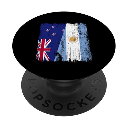 Neuseeland Argentinien Halbflagge Kiwi Argentinische Wurzeln PopSockets Klebender PopGrip Neuseeland Argentinien Halbflagge Kiwi Argentinische Wurzeln PopSockets Klebender PopGrip von Argentine Republic Design Argentina Flag