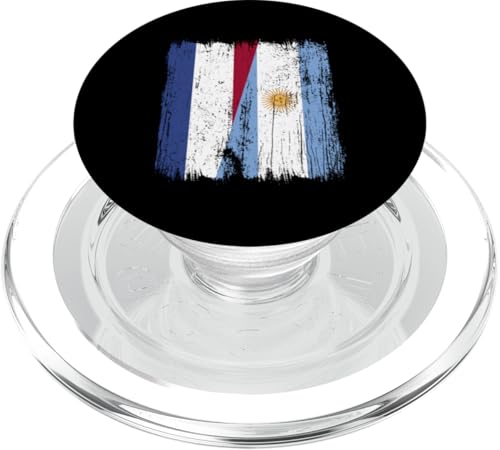 Niederlande Argentinien Halbflagge Niederländische argentinische Wurzeln PopSockets PopGrip für MagSafe Niederlande Argentinien Halbflagge Niederländische argentinische Wurzeln PopSockets PopGrip für MagSafe von Argentine Republic Design Argentina Flag