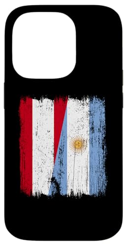 Österreich Argentinien Halbflagge Österreichische argentinische Wurzeln Hülle für iPhone 14 Pro Österreich Argentinien Halbflagge Österreichische argentinische Wurzeln Hülle für iPhone 14 Pro von Argentine Republic Design Argentina Flag