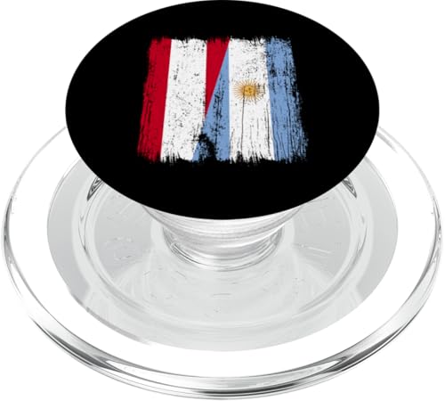 Österreich Argentinien Halbflagge Österreichische argentinische Wurzeln PopSockets PopGrip für MagSafe Österreich Argentinien Halbflagge Österreichische argentinische Wurzeln PopSockets PopGrip für MagSafe von Argentine Republic Design Argentina Flag
