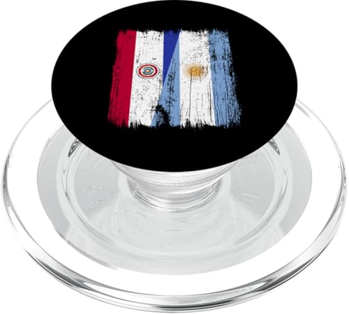 Paraguay Argentinien Halbflagge Paraguayische argentinische Wurzeln PopSockets PopGrip für MagSafe Paraguay Argentinien Halbflagge Paraguayische argentinische Wurzeln PopSockets PopGrip für MagSafe von Argentine Republic Design Argentina Flag