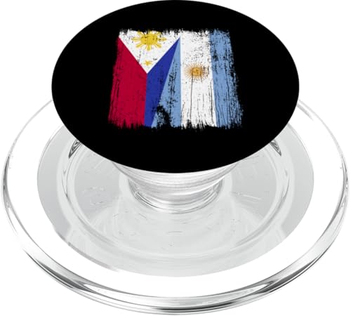Philippinen Argentinien halbe Flagge philippinische argentinische Wurzeln PopSockets PopGrip für MagSafe Philippinen Argentinien halbe Flagge philippinische argentinische Wurzeln PopSockets PopGrip für MagSafe von Argentine Republic Design Argentina Flag