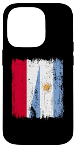 Polen Argentinien halbe Flagge polnische argentinische Wurzeln Hülle für iPhone 14 Pro von Argentine Republic Design Argentina Flag