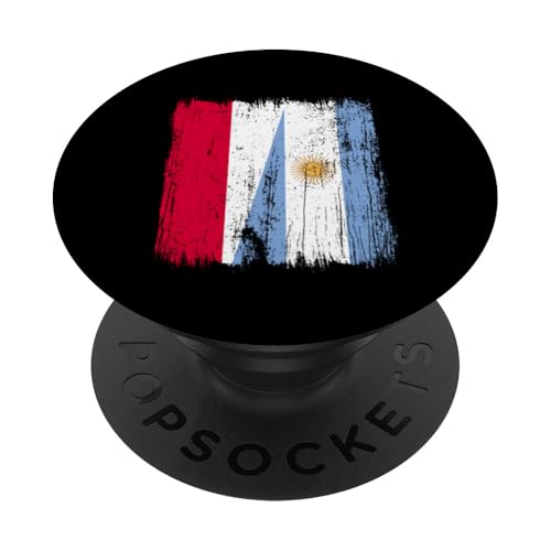 Polen Argentinien halbe Flagge polnische argentinische Wurzeln PopSockets Klebender PopGrip Polen Argentinien halbe Flagge polnische argentinische Wurzeln PopSockets Klebender PopGrip von Argentine Republic Design Argentina Flag