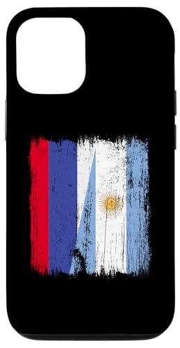Russland Argentinien halbe Flagge russische argentinische Wurzeln Hülle für iPhone 12/12 Pro von Argentine Republic Design Argentina Flag