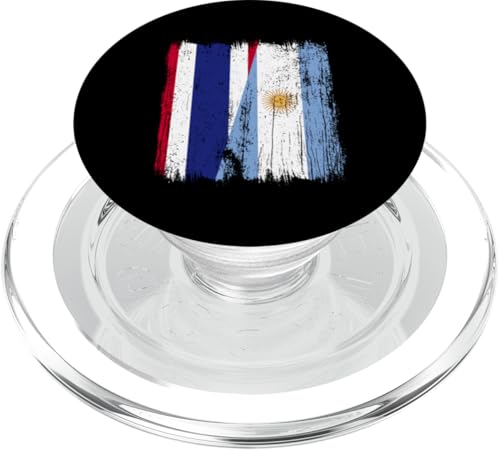 Thailand, Argentinien, halbe Flagge, Thailand, argentinische Wurzeln PopSockets PopGrip für MagSafe Thailand, Argentinien, halbe Flagge, Thailand, argentinische Wurzeln PopSockets PopGrip für MagSafe von Argentine Republic Design Argentina Flag
