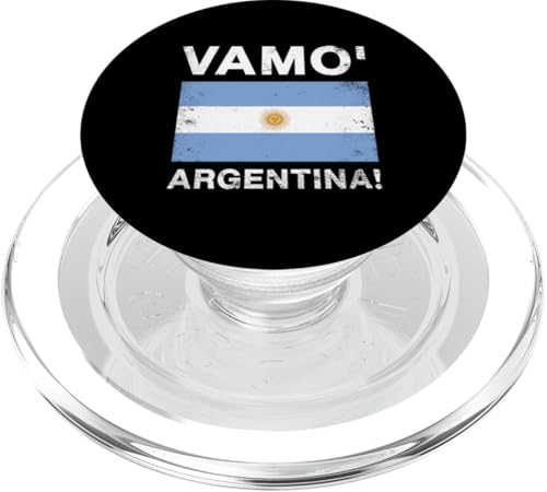 Vamo Argentinien Flagge Let's go Argentinien Spruch PopSockets PopGrip für MagSafe von Argentine Republic Design Argentina Flag