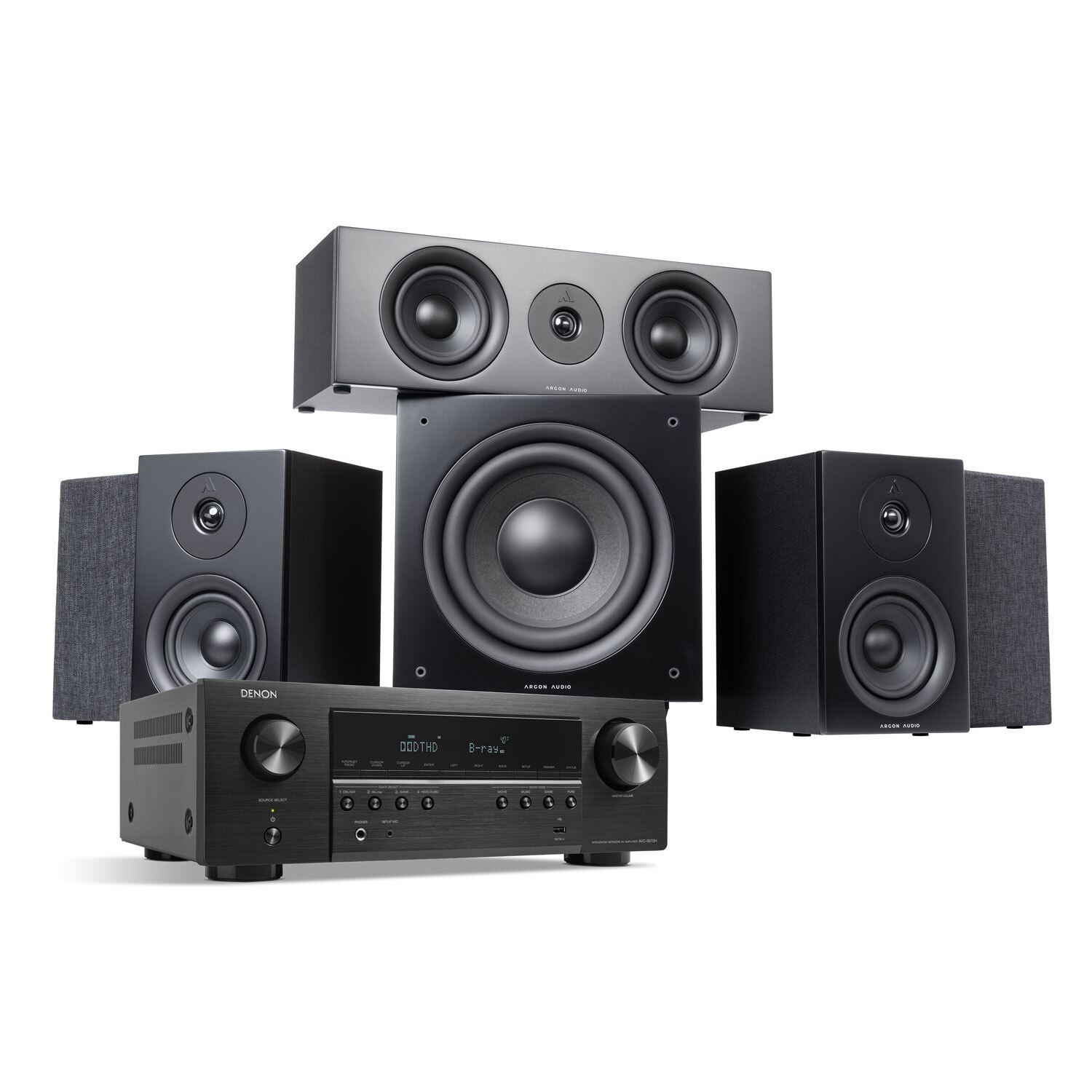 Argon Audio FORUS 4 + Denon 5.1 Heimkino-System von Argon Audio