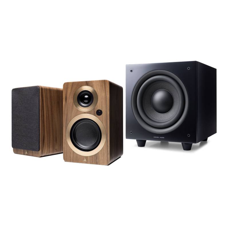 Argon Audio Forte A4 WiFi + Malmo Sub 8 Stereo-Anlage für TV von Argon Audio