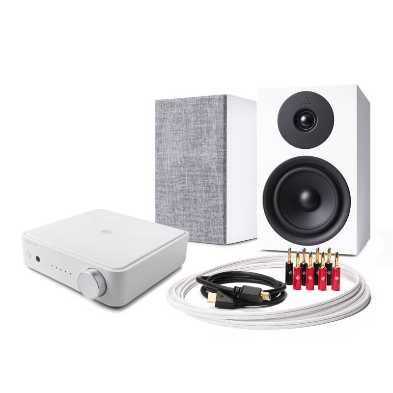 Argon Audio SA2 + FORUS 5 + Essentials cables Stereo-Anlage für TV von Argon Audio