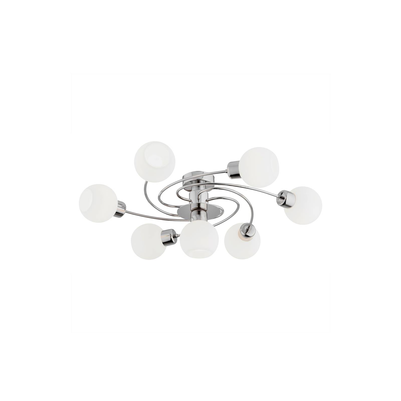 Deckenleuchte Bianca, chromfarben, Opalglas, 7-flammig Deckenleuchte Bianca, chromfarben, Opalglas, 7-flammig von Argon