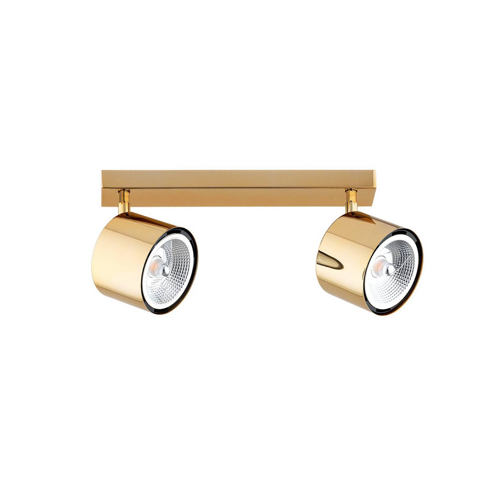 Deckenspot Chloe verstellbar, 2-flammig, Stahl messingfarben Deckenspot Chloe verstellbar, 2-flammig, Stahl messingfarben von Argon