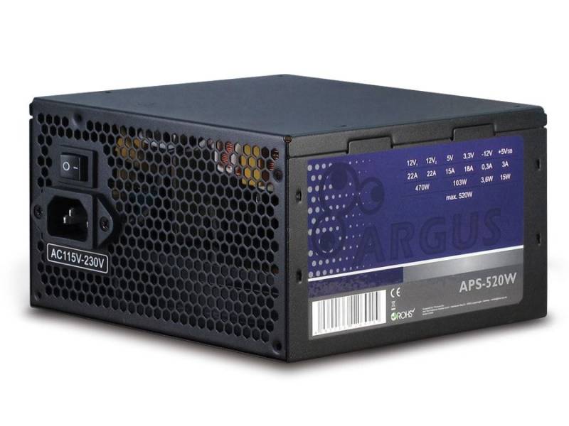 ARGUS ATX2.31 Computer-Schaltnetzteil APS-520W von Argus
