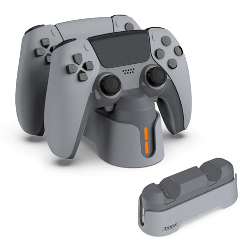 PS5 Controller Ladestation, Controller Ladeständer für Playstation 5, Dual Controller Gleichzeitiges Laden mit Ladechip LED Ladeanzeige, PS5 Ladestation mit 2-3 Std Schnelllade PS5 Controller Ladestation, Controller Ladeständer für Playstation 5, Dual Controller Gleichzeitiges Laden mit Ladechip LED Ladeanzeige, PS5 Ladestation mit 2-3 Std Schnelllade von AriKroii