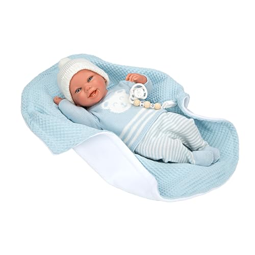 Bebe Reborn Paulo 40 cm Manta Azul von Arias