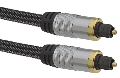 Aricona Toslink Kabel – 2m - Optisches Digitalkabel Toslink auf Toslink - Audiokabel für Soundbar, HiFi- und Heimkino Systeme - Profi Serie Aricona Toslink Kabel – 2m - Optisches Digitalkabel Toslink auf Toslink - Audiokabel für Soundbar, HiFi- und Heimkino Systeme - Profi Serie von Aricona