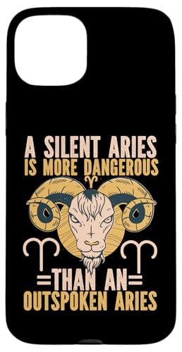 Ein stiller Widder ist gefährlicher als ein ausgesprochener Widder Hülle für iPhone 15 Plus Ein stiller Widder ist gefährlicher als ein ausgesprochener Widder Hülle für iPhone 15 Plus von Aries Zodiac Sign Designs For Women