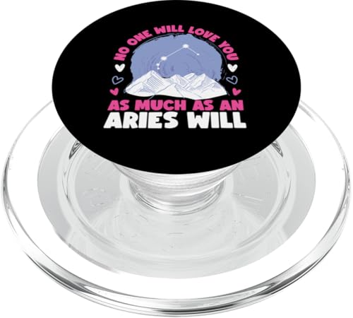 Widder-Sternzeichen: Niemand wird Sie so viel lieben wie ein Widder wird PopSockets PopGrip für MagSafe Widder-Sternzeichen: Niemand wird Sie so viel lieben wie ein Widder wird PopSockets PopGrip für MagSafe von Aries Zodiac Sign Designs For Women