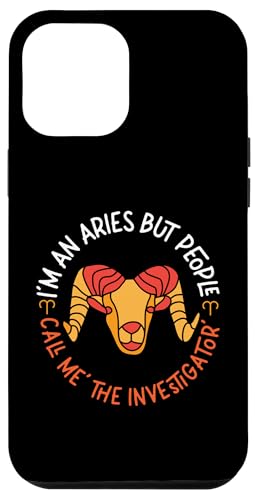 Widder-Sternzeichen: People Call Me 'The Investigator' Hülle für iPhone 12 Pro Max Widder-Sternzeichen: People Call Me 'The Investigator' Hülle für iPhone 12 Pro Max von Aries Zodiac Sign Designs For Women